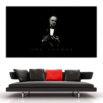 

Large size Printing Oil Painting Movie godfather Wall painting Decor Wall Art Picture For Living Room painting Home Decor