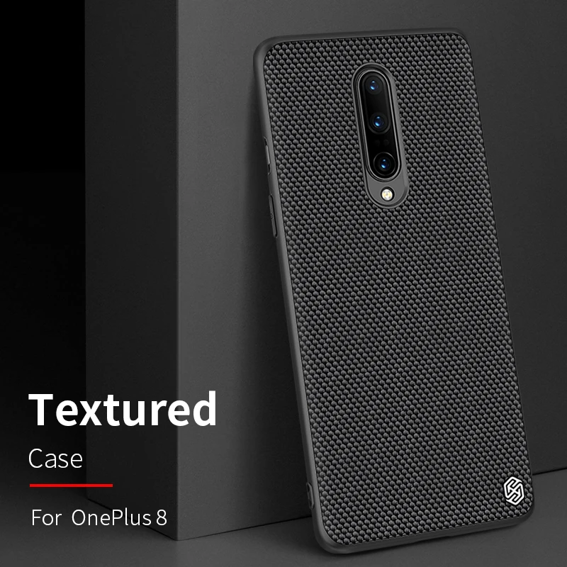 Чехол для Oneplus 8 Текстурированный чехол NILLKIN из нейлонового волокна задняя крышка