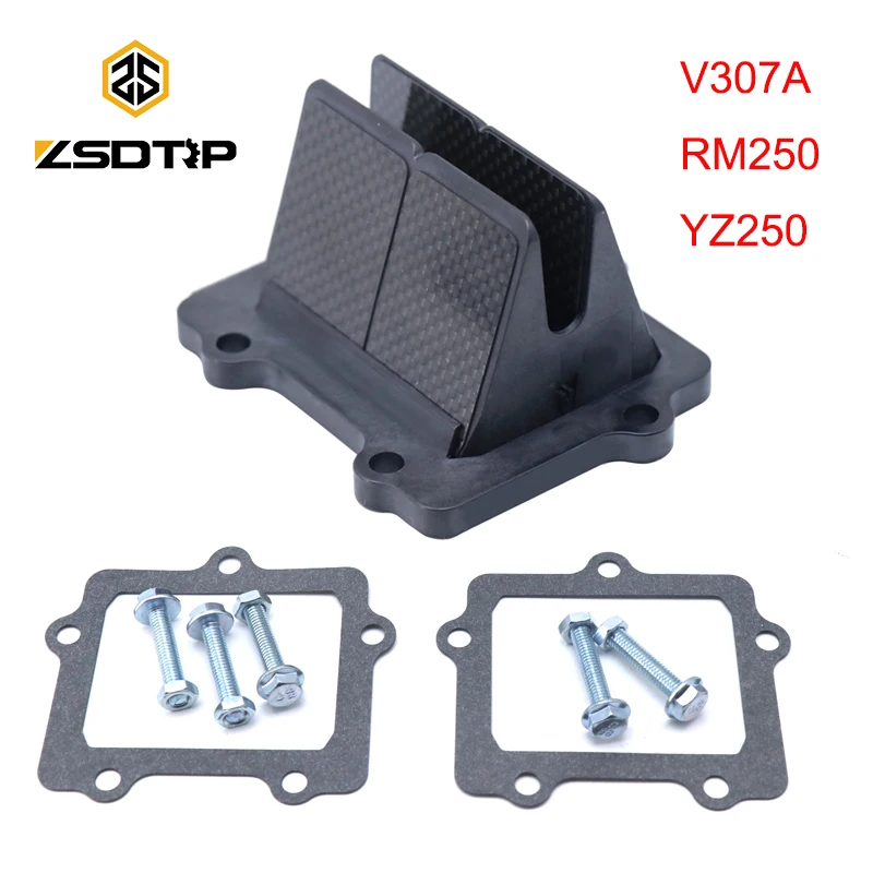 ZSDTRP тростниковый клапан для SUZUKI RM250 1996 1997 2003-2008 части двигателя мотоцикла YAMAHA