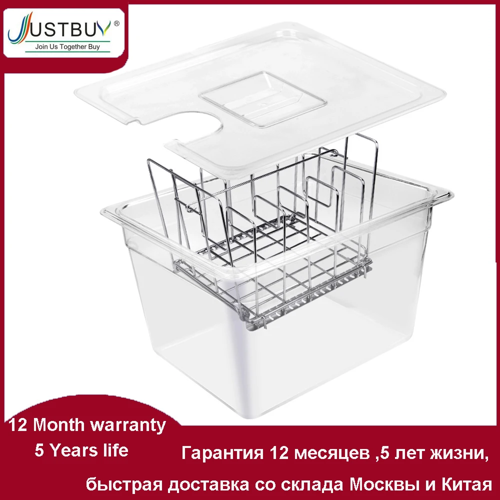 first for nova Sous Vide Container with Lid for Circulator Sous Vide Culinary Cooker 11L Capacity