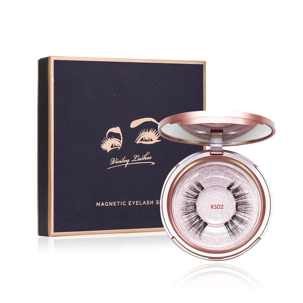EYL-KS02 YAF Special link 5 Магнитная подводка для глаз и ресниц натуральные накладные ресницы для макияжа Набор ручной работы 3D ресницы Прямая поставка - Цвет: EYL-KS02