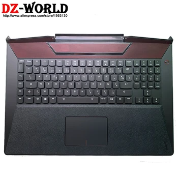 شراءجديد/orig Palmrest العلوي مع الفرنسية الخلفية لوحة المفاتيح لوحة اللمس لينوفو Ideapad Y900-17ISK محمول C غطاء 5CB0L22126