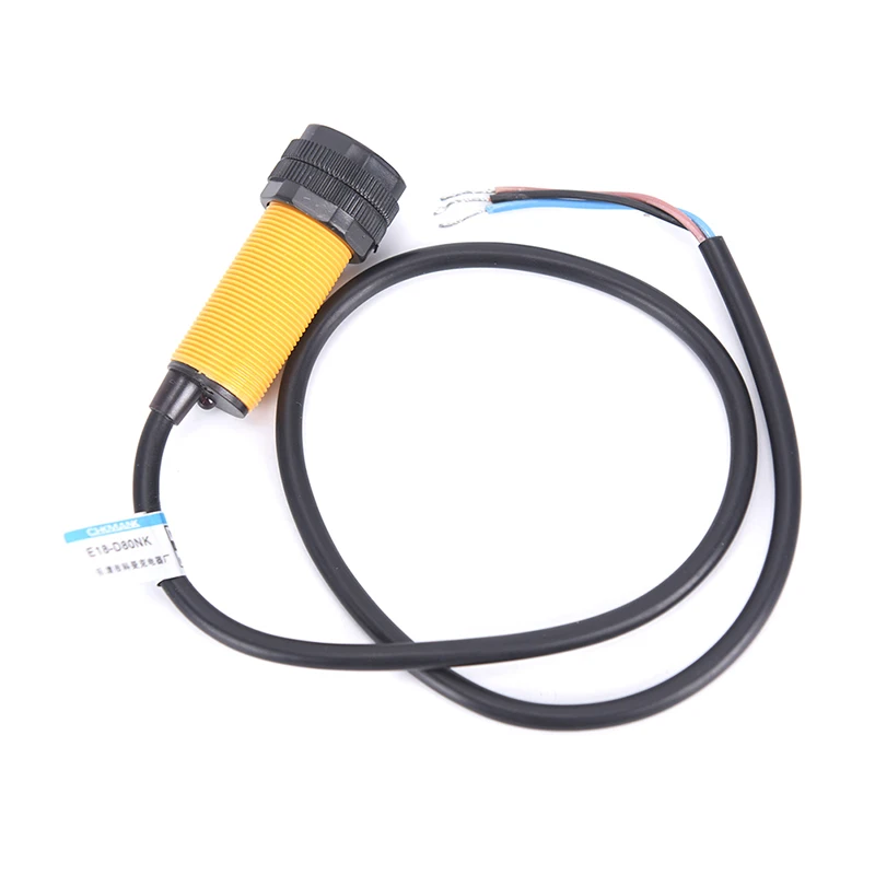 1PC Hot Sale E18-D80NK Infrared Obstacle Avoidance Photoelectric Sensor Proximity Switch 3-80cm Detection Range Adjustable