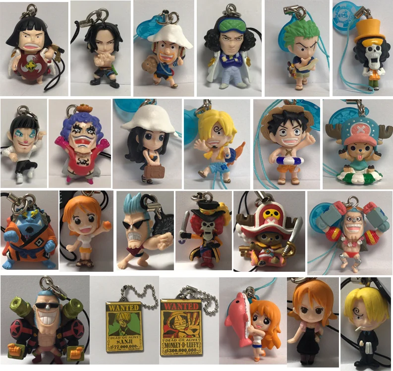 BANDAI One Piece экшн-фигурка из натурального аниме Gacha мобильный телефон Rope