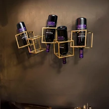 Железная художественная стойка для красного вина, настенная подвесная домашняя мебель для ресторана, настенная подвеска, настенные подвесные украшения, оригинальность Северной Европы