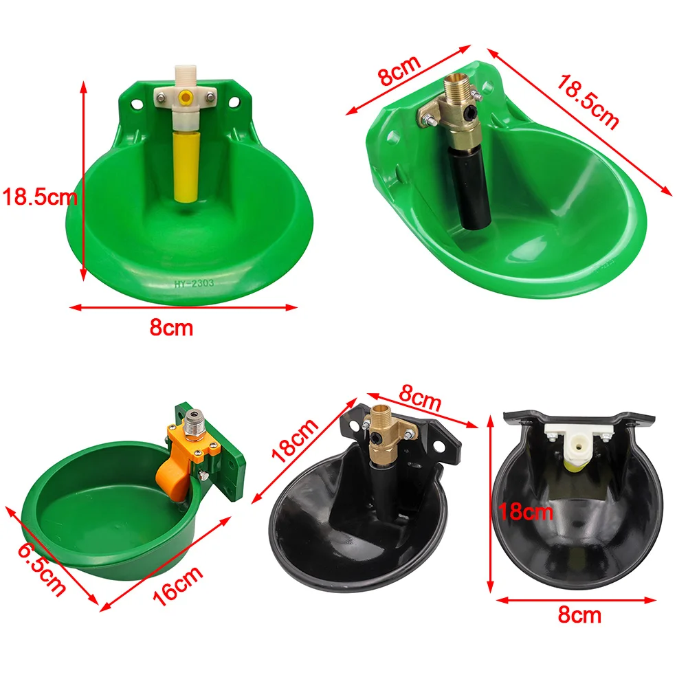 Дозатор для скота, утолщенный, полезный, для животных, автоматическая поилка, миска для воды, овца, свинья, свиноматка, инструмент для фермы, кормление крупного рогатого скота, птицы, прочный