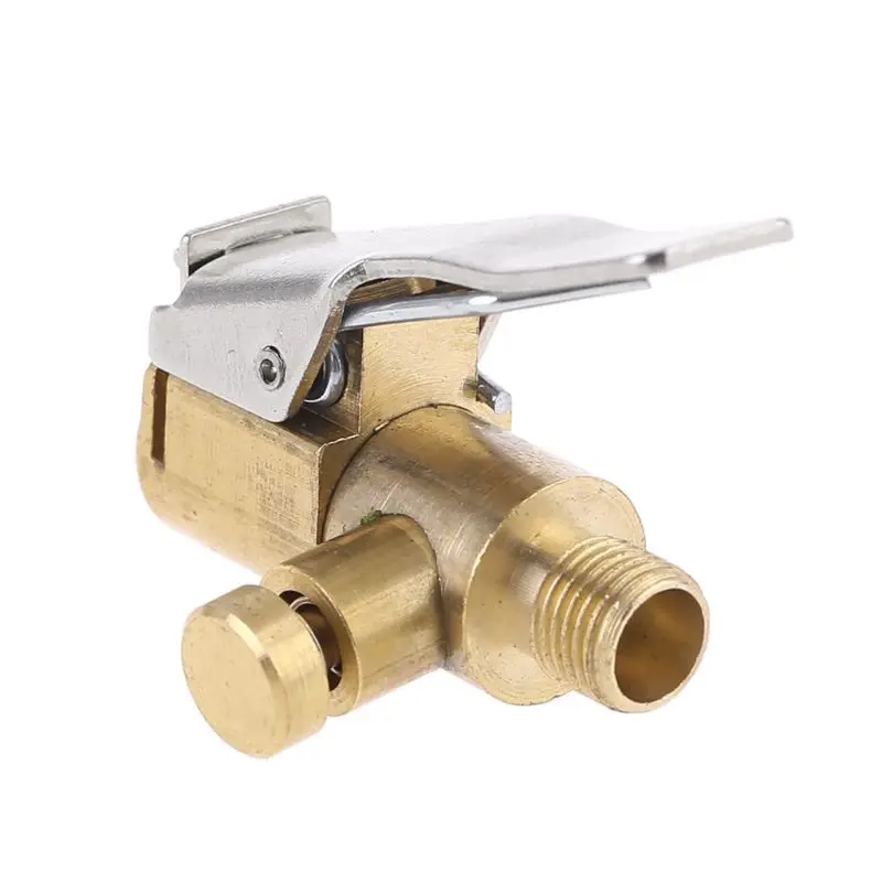 

Car Tire Inflator Chuck Air Compressor Pump Lock On Nozzle Fine Thread Deflation