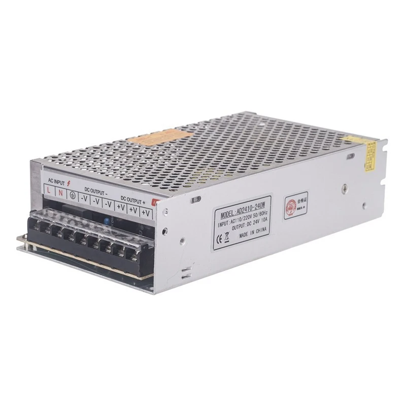 AC 110 V/220 V к DC 24V 10A 240W преобразователь напряжения переключатель питания для светодиодный ленты