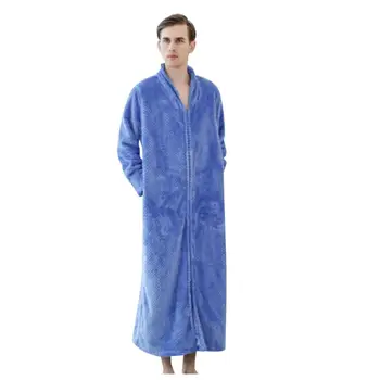 

Men's Long-sleeved Solid Color Suit Foreign Trade Home Service Pajamas #5S10