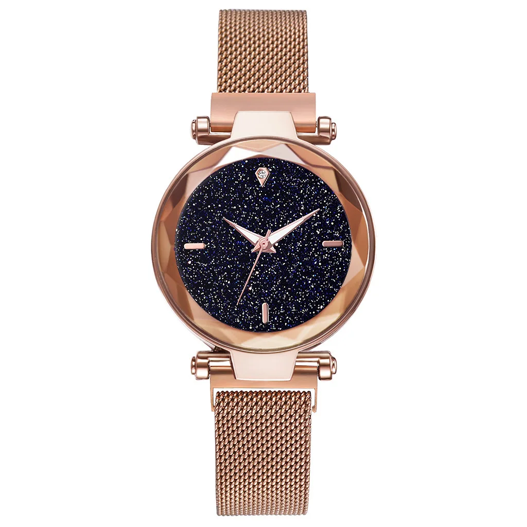 

2019 Cross Border Hot Selling Watch Women's Magnet Milan Strap WOMEN'S Watch Casual Simple Women's Star Watch