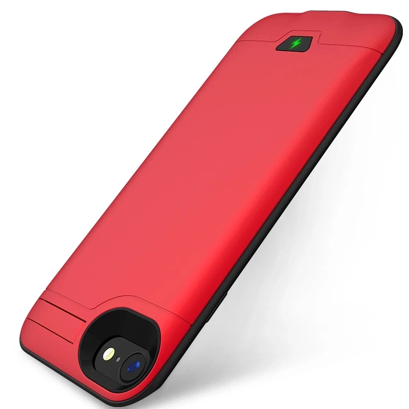 8000mAh power чехол для iPhone 6 6S Plus тонкий силиконовый ударопрочный аккумулятор зарядное устройство чехол для iPhone 7 Plus 8 Plus power Bank чехол