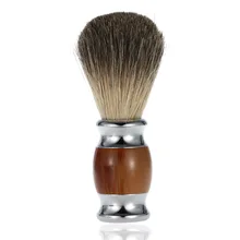 Pure Badger Hair Shaving Brush Resin Handle Barber Salon Men Facial Beard Cleaning Appliance Shave Tool Shaving Razor Brush