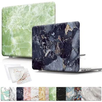 

New Hard Shell Laptop case for Apple MacBook Air Pro Retina 11 12 13 15 16 Inch Anti-fall Laptop case with Marble Pattern Series