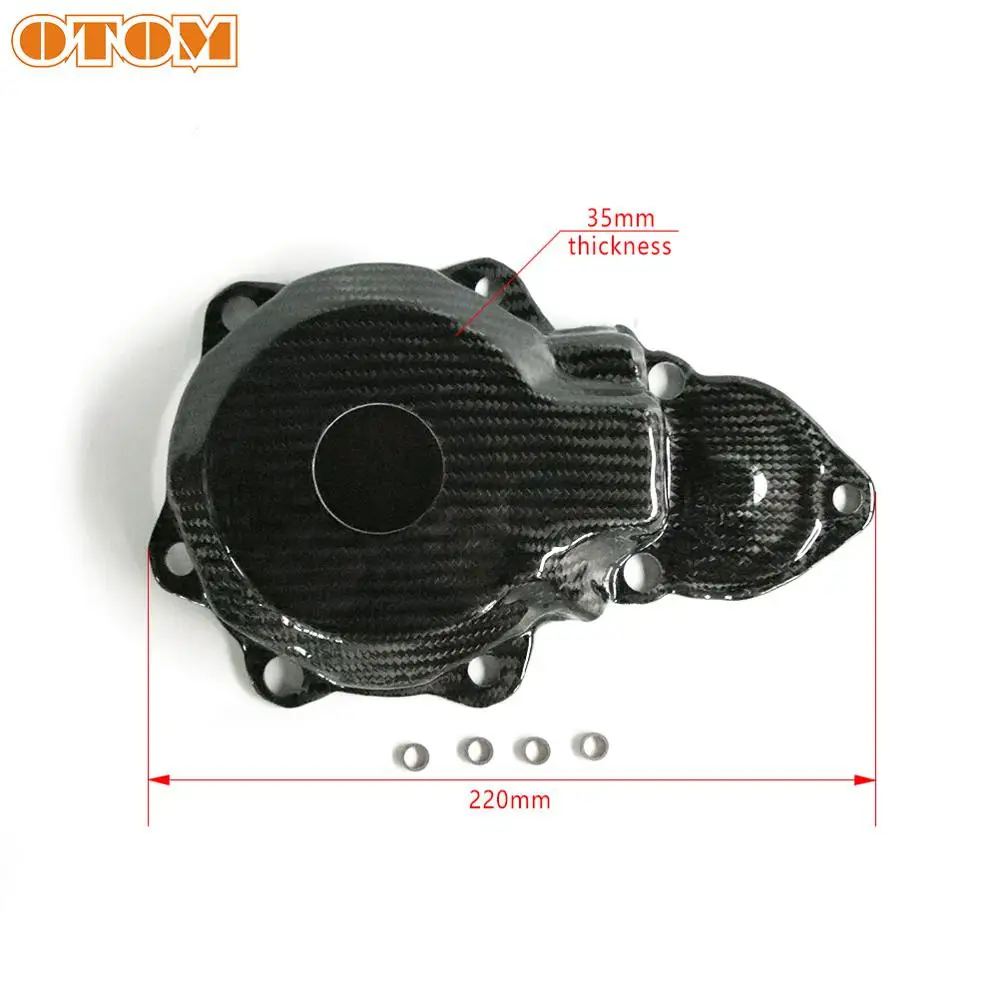 OTOM новая Крышка зажигания из углеродного волокна для мотоцикла статора