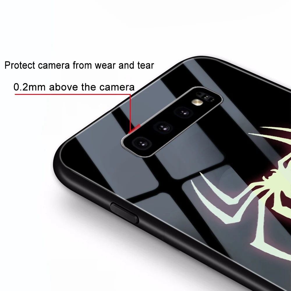 Marvel Glass Case for Samsung Galaxy S10 S8 S10e S9 S7 Note 10 9 8 A30 2