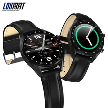 Lokmate SmartWatch ips полный сенсорный экран пульсометр PPG+ ECG 5ATM водонепроницаемый фитнес-трекер Смарт-часы для мужчин для Android IOS