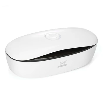 

Cosmetic Tools LED Sterilizer Box Beauty Sets Makeup Brush Cleaning Tools UV Disinfection Pill Box Adapter (EU/US plug)