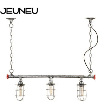 

Vintage Retro Industry Paint Hanging Lamp LED E27 220V AC with Lampshade Iron Pendant Light for Dining Room Bed Room Restaurant