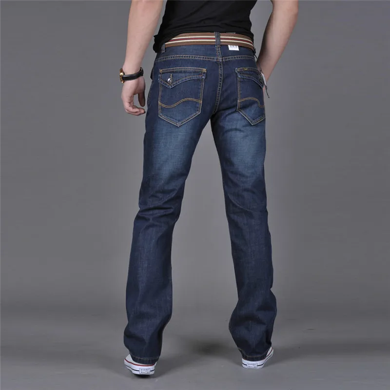 Мужские джинсы, узкие брюки, классические джинсы, мужские джинсы, дизайнерские брюки, повседневные обтягивающие прямые эластичные брюки