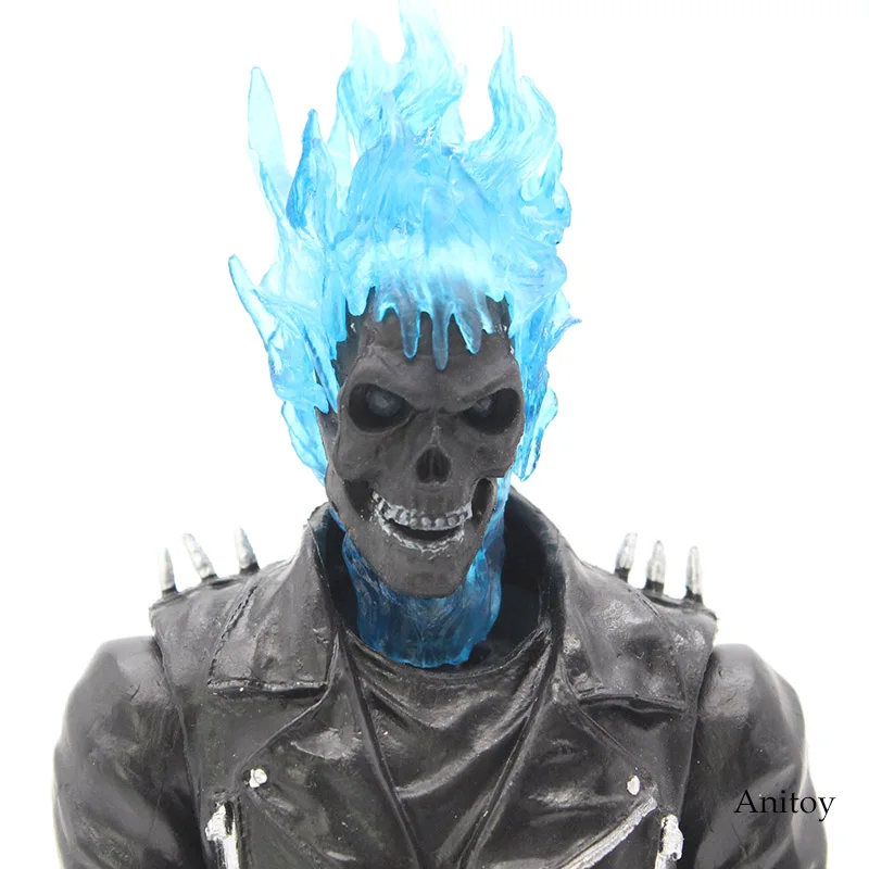 Marvel Ghost Rider Johnny Blaze пвх фигурка коллекционная модель игрушки 23 см