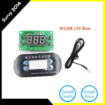 

XH-W1308 W1308 DC12V Digital Thermostat Temperature Alarm Controller Sensor Meter Blue LED diy electronics