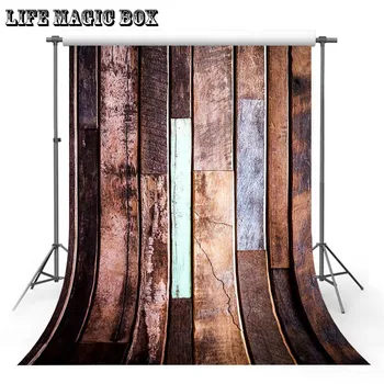 

LIFE MAGIC BOX Girl Photography Wooden Board Photo Call Wall Background Tea Party Backdrop Floor-624