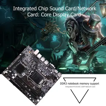 

H55 PC LGA1156 Computer Desktop Motherboard DDR3 Double Motherboard with HDMI HD Interface for Dropship