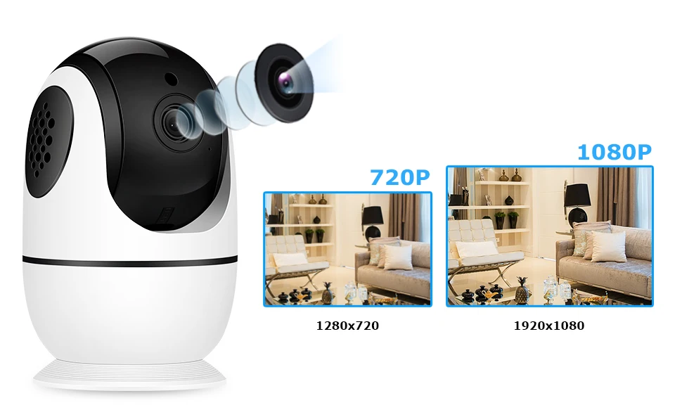 Zoohi 1080P Беспроводная IP камера wifi камера безопасности CCTV домашняя камера безопасности 2MP Детский Монитор ночное видение камера наблюдения