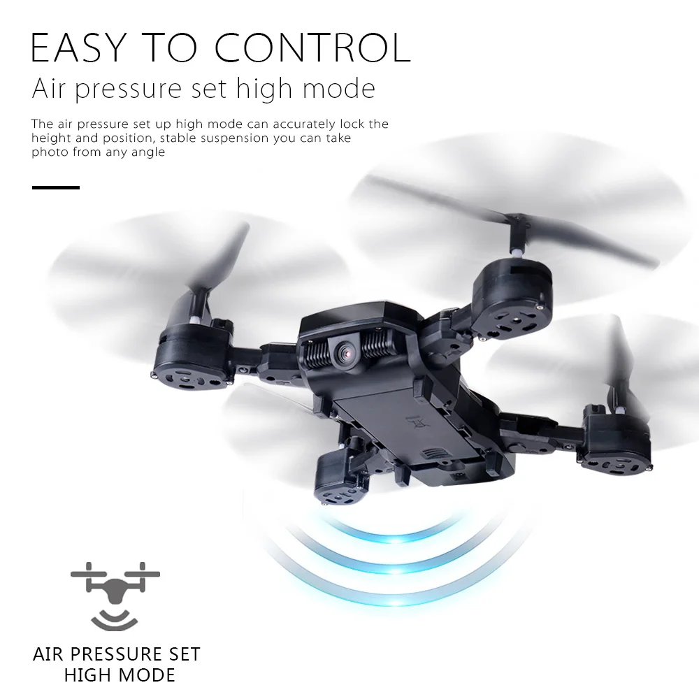 Радиоуправляемый Дрон Квадрокоптер rc Самолеты LF609 Wifi FPV с 0.3MP/2.0MP hd-камерой батарея детская игрушка складной взрослые подарок для детей