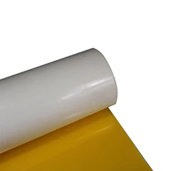 1 лист 1" x 20"/25 см x 50 см флок теплопередачи винил Флокирование тепла пресс машина Футболка железа на HTV печати - Цвет: yellow