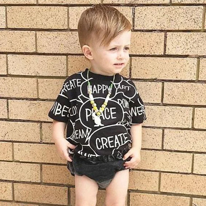 chifuna New Fashionable Summer Cartoon letter Pattern Cute Patch Baby