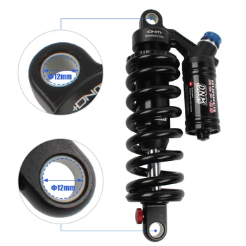 

190mm/210mm/240mm 550LBs High Pressure Bike Rear Shock Absorber MTB Bike Suspension Shocks Spring Adjustable High Rebound Tools