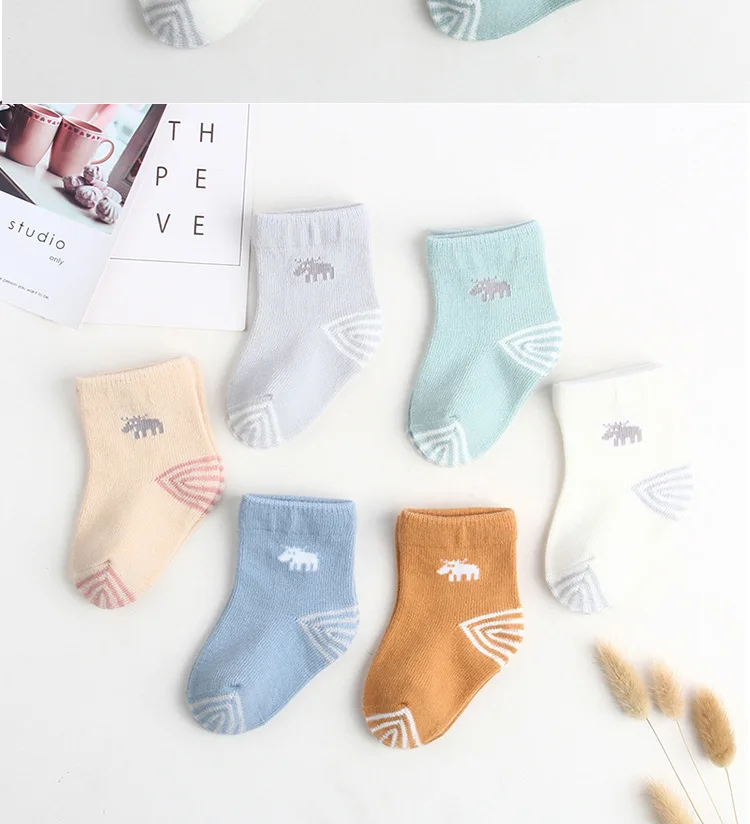 Прямая поставка; Новинка; хлопковые носки для малышей; сезон осень-зима теплые носки для зимы для маленьких девочек и мальчиков; Детские плотные теплые носки для новорожденных