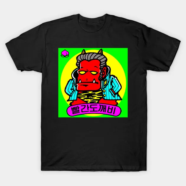 Мужская футболка Oni Gashi Ma Корейская Bikkuriman с наклейками женская | одежда