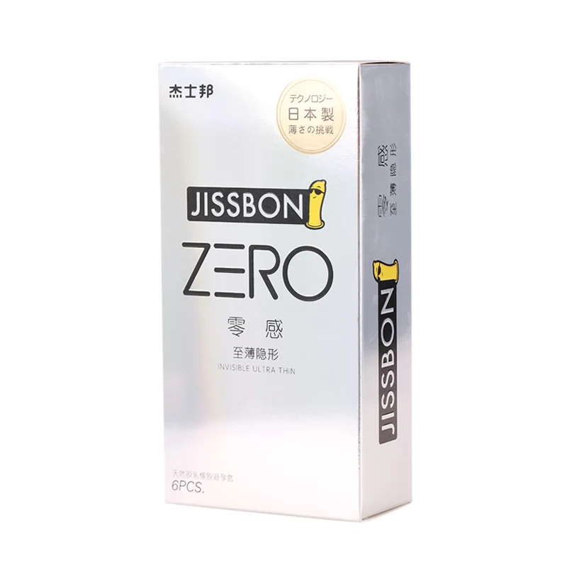 Jissbon Япония сделал ZERO невидимые ультра тонкие презервативы для мужчин регулярные