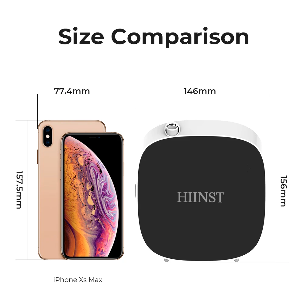 HIINST الروائح رائحة آلة App التحكم البطارية بالطا...