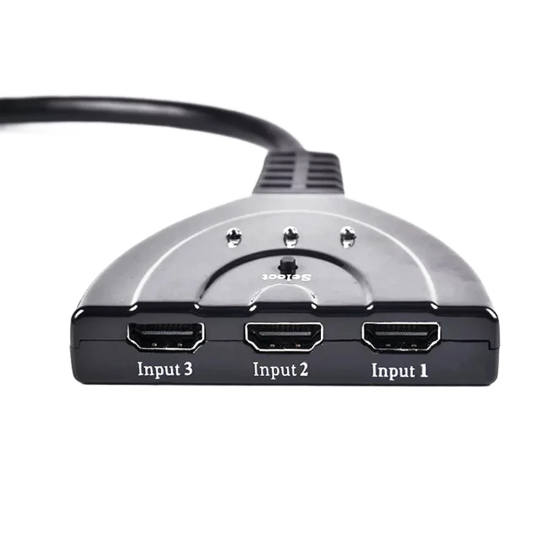 1080P HDMI концентратор Интеллектуальный Переходник HDMI разветвитель Кабель с USB PD 3 в 1 переключатель для HD tv Xbox PS3 PS4 DVD tv BOX и т. Д