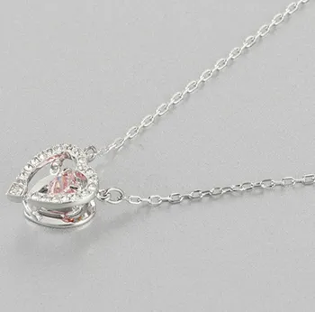 

Fashion Charm Replica, Crystal Romantic Love Necklace Women Jewelry Luxury