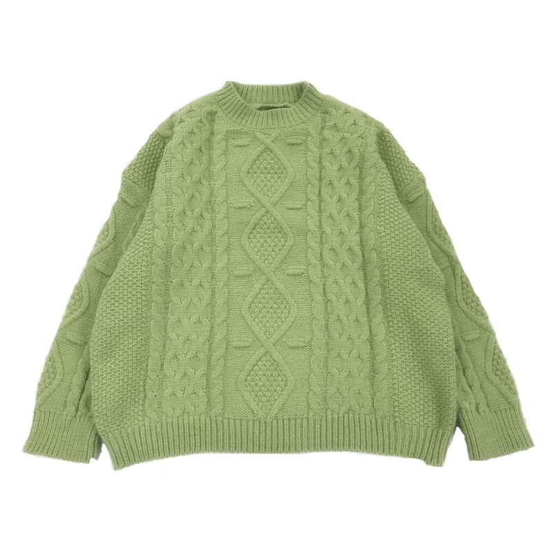 Новый дизайнерский свитер модный однотонный Зимний толстый теплый