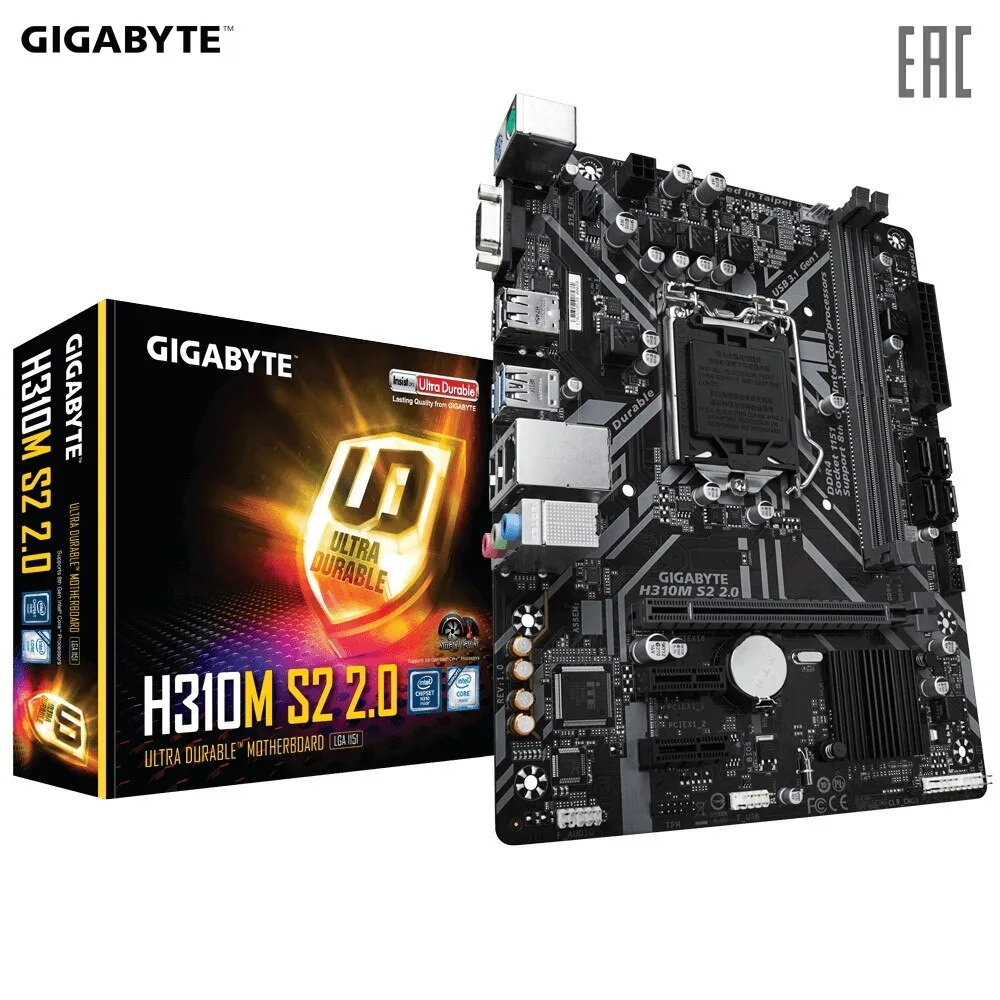 Материнская плата Gigabyte H310M S2 2.0