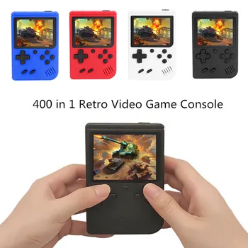 

TFT LCD Screen 8 Bit Built In 400 In 1 Handheld Game Players Console Portbale Retro Game Box 3.0 Inch TV AV OUT Child BOY Gift