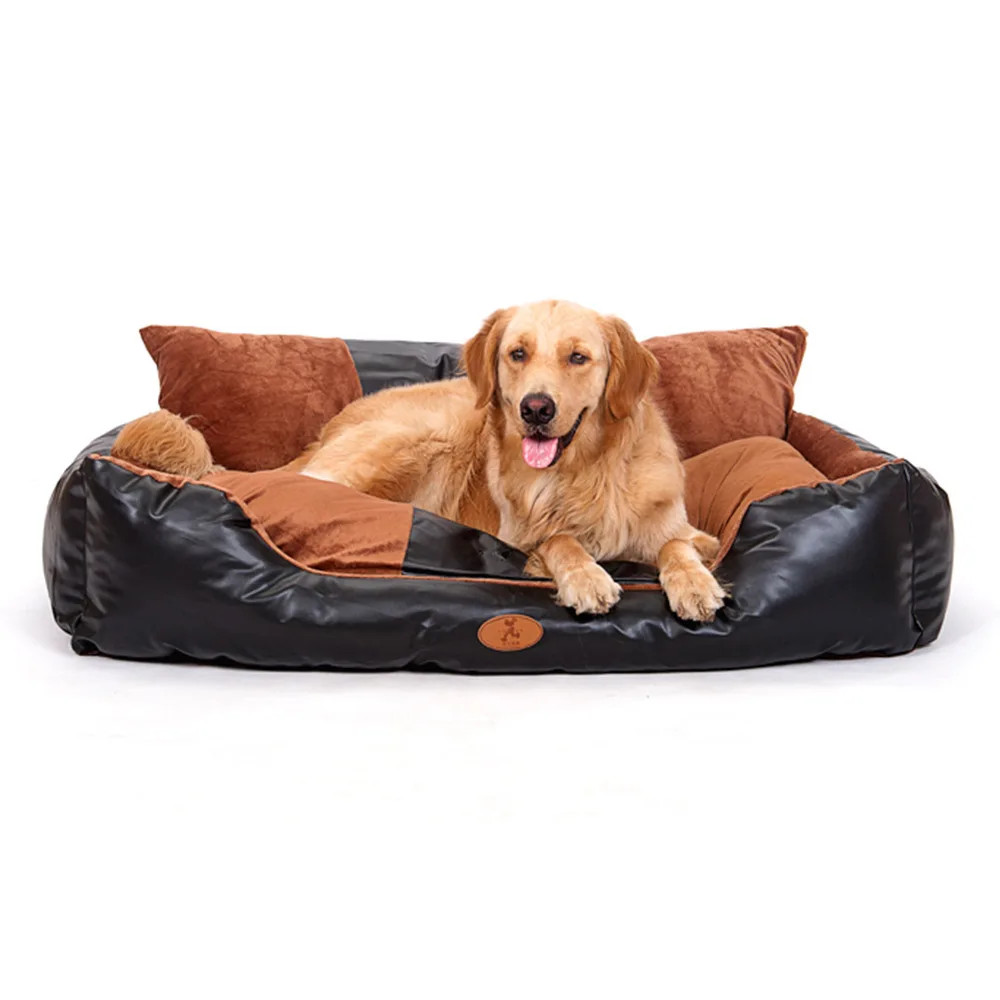 

Dog kennel keeps warm in winter. Large dog sofa in Shiba dog pet bed Labrador golden hair cushion can be disassembled and washed