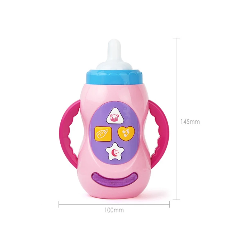 Горячая Распродажа, 1 шт., детский музыкальный светильник, бутылка для молока, обучающий музыкальный инструмент, обучающая игрушка