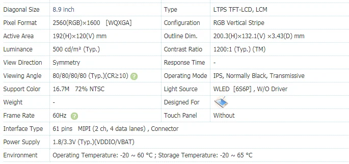 61 контакт с HDMI драйвер платы TFTMD089030 tft ips 8,9 дюймов 2k lcd с HDMI платы 2560(RGB)* 1600 для 3D принтера