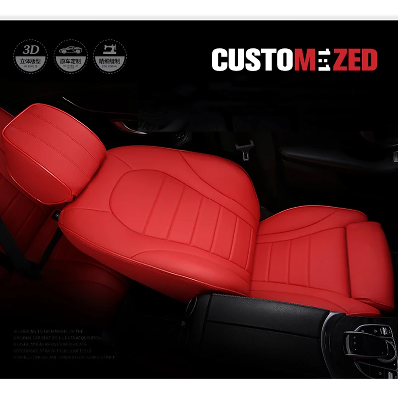 Custom Leather car seat covers For JAC S2 S3 S5 RS M2 A30 A13 M3 M5 iEV6S T6 M4 A60 iEV S7 iEV7S Automobiles Seat Cover cars