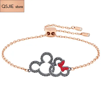 

QSJIE High quality SWA. Series adjustable Mini Rose Gold Bracelet