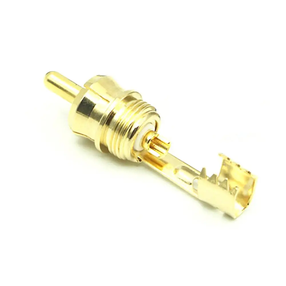 Haldane 4 шт. HiFi позолоченный RCA штекер позолоченный RCA разъем для Diy AMP CD плеер динамик аудио кабель