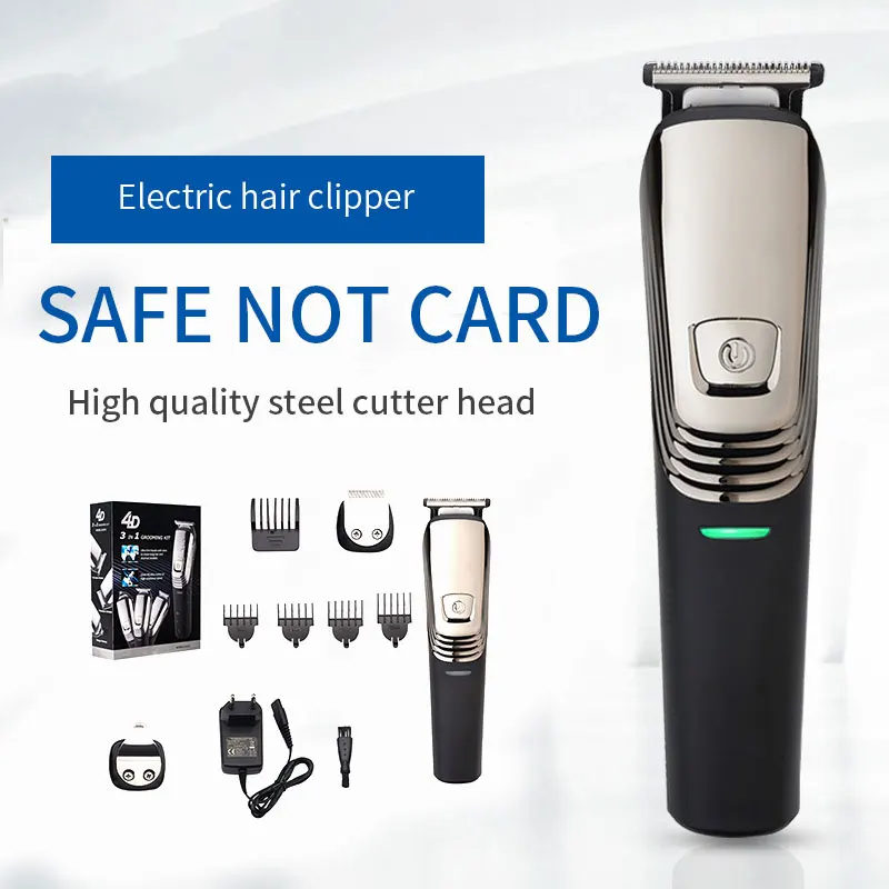 

Hair Clipper Electric Shaver Razor Beard Trimmer Machine Waterproof Rechargeable Face Cleaner Men'S Fashion Adjustable Wireless