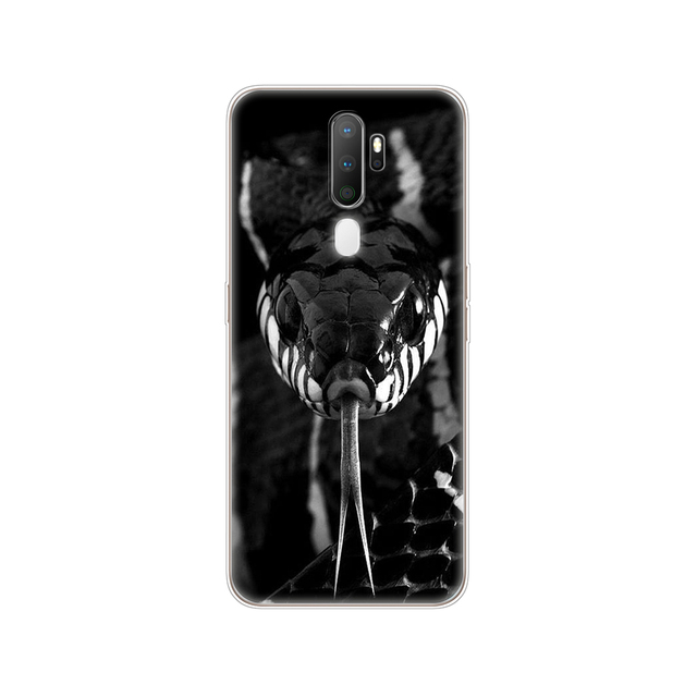 For Oppo A9 A5 2020 Case Soft TPU Phone Shell Back For OPPOA9 OPPOA5 A 9 Coque A 5 Cover Silicon Protective Funda 6.5" cat
