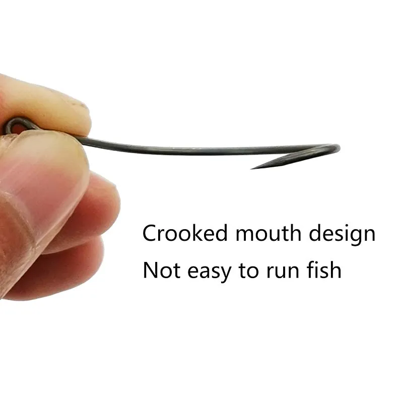 10pcs/lots Wide Gap Senko Worm Hook For Lure Wacky Rig And Neko